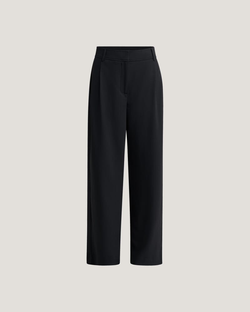 Dharma Tailored Wide Leg Pant in BLACK