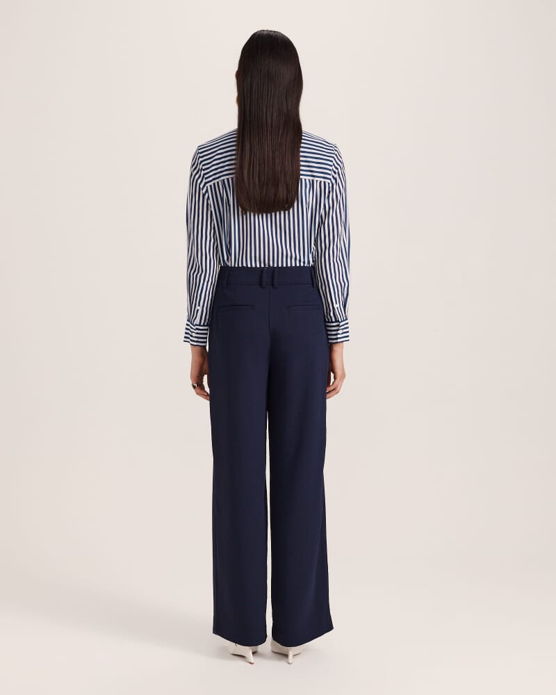 Dharma Tailored Wide Leg Pant in MIDNIGHT