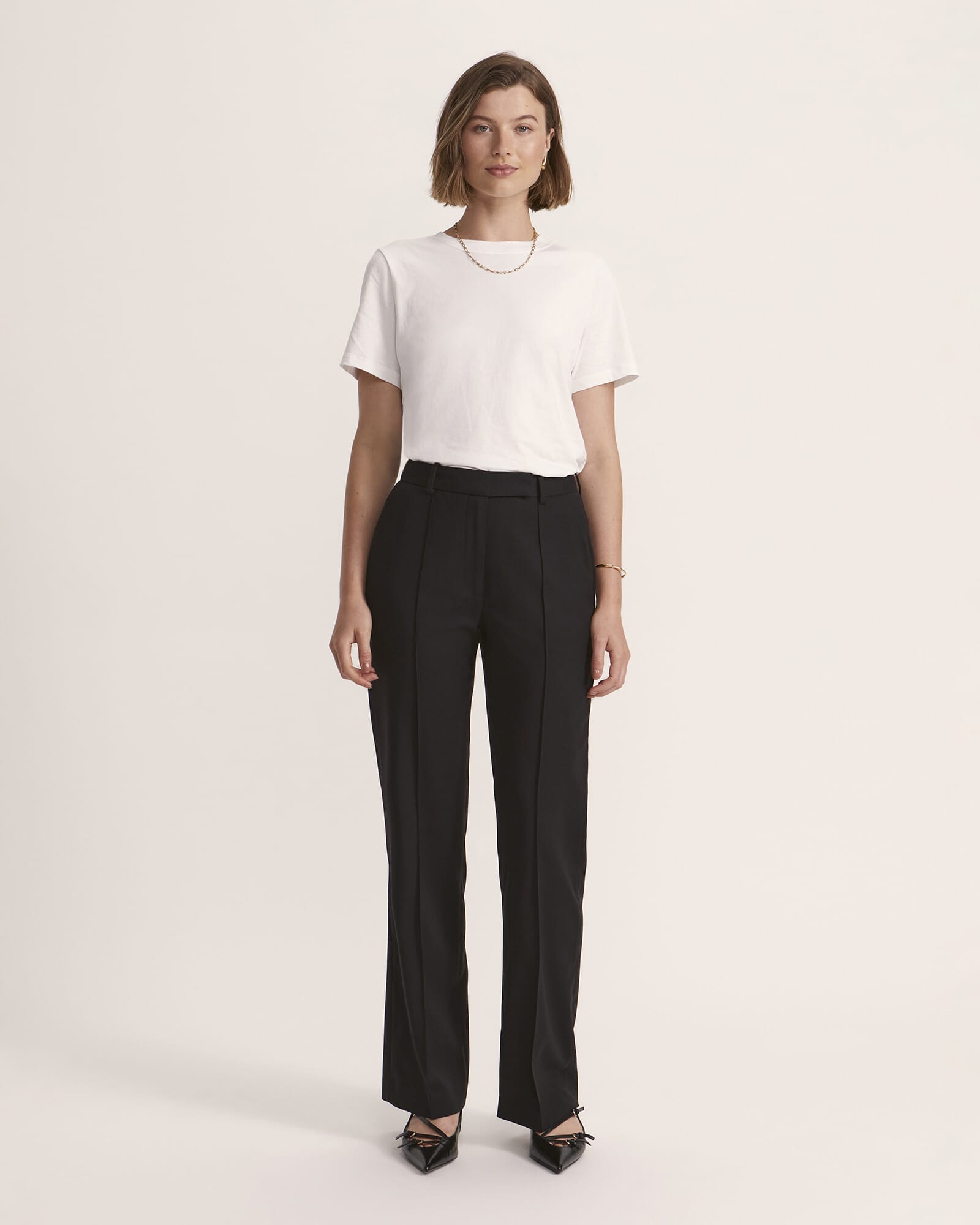 Celeste Wide Leg Wool Pant