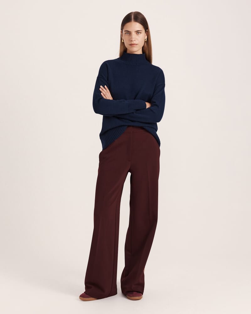 Anais Stripe Pant in MULBERRY