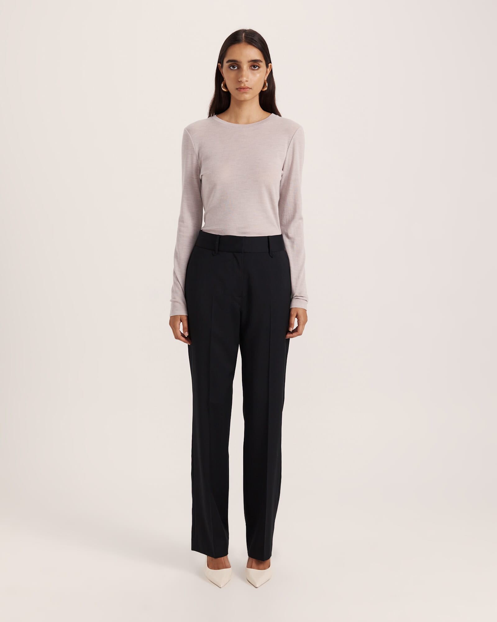 Suki Slim Leg Wool Pant
