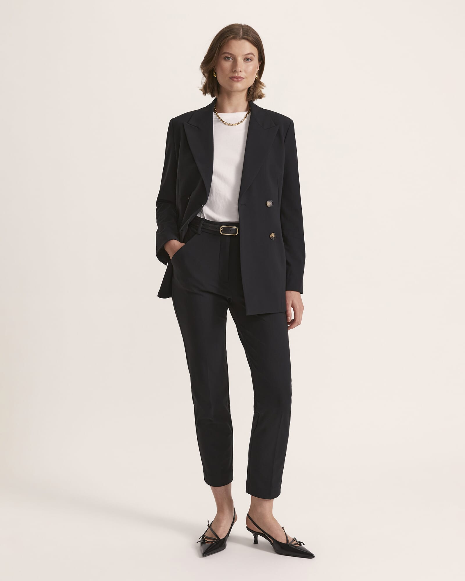 Deia Tapered Cropped Pant