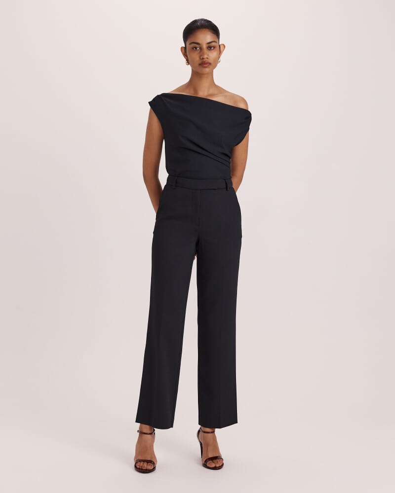 Dharma Straight Leg Pant in BLACK