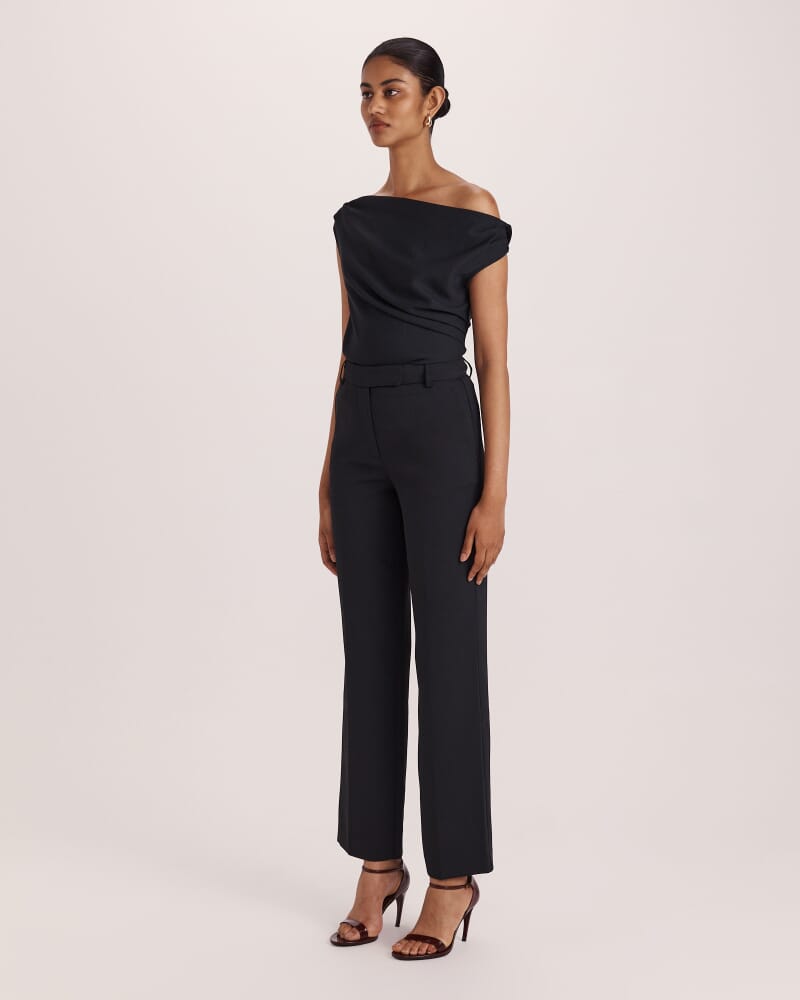 Dharma Straight Leg Pant in BLACK
