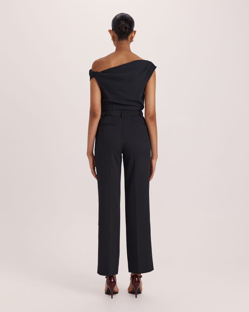 Dharma Straight Leg Pant in BLACK
