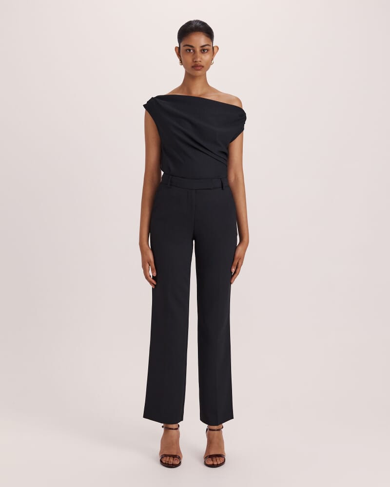 Dharma Straight Leg Pant in BLACK