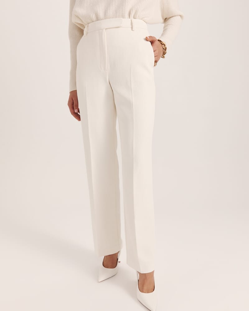 Dharma Straight Leg Pant in MILK