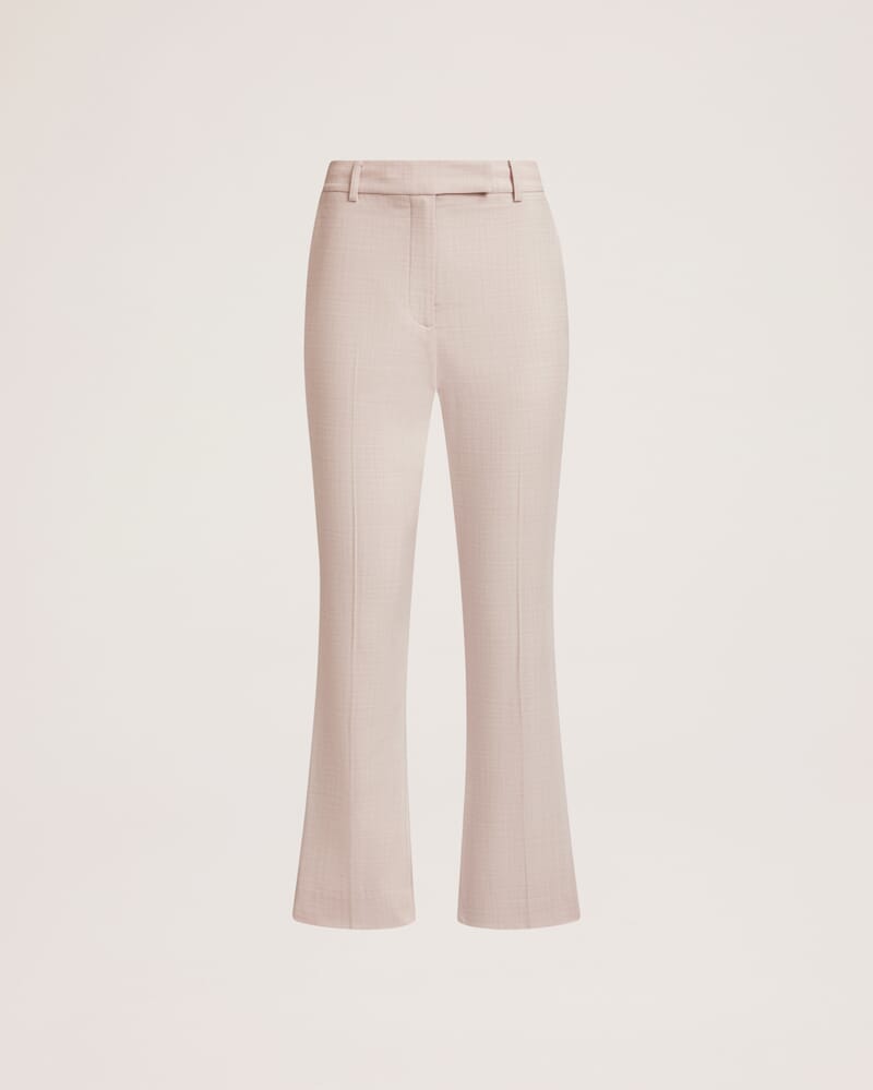 Celeste Wool Cropped Pant in OATMEAL MELANGE