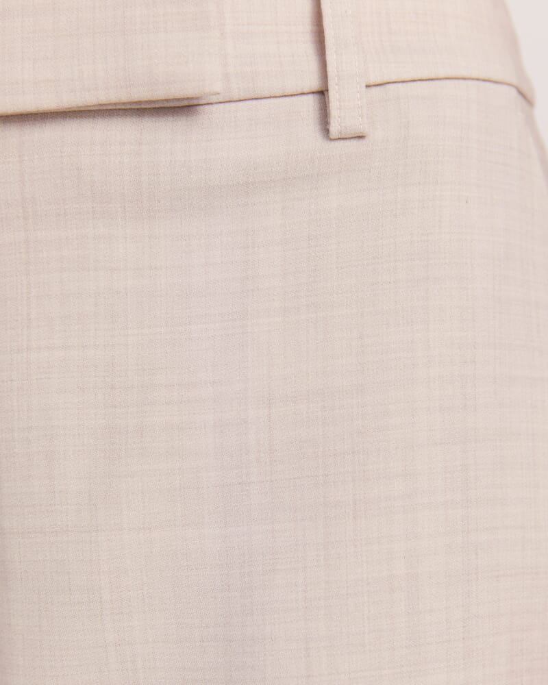 Celeste Wool Cropped Pant in OATMEAL MELANGE