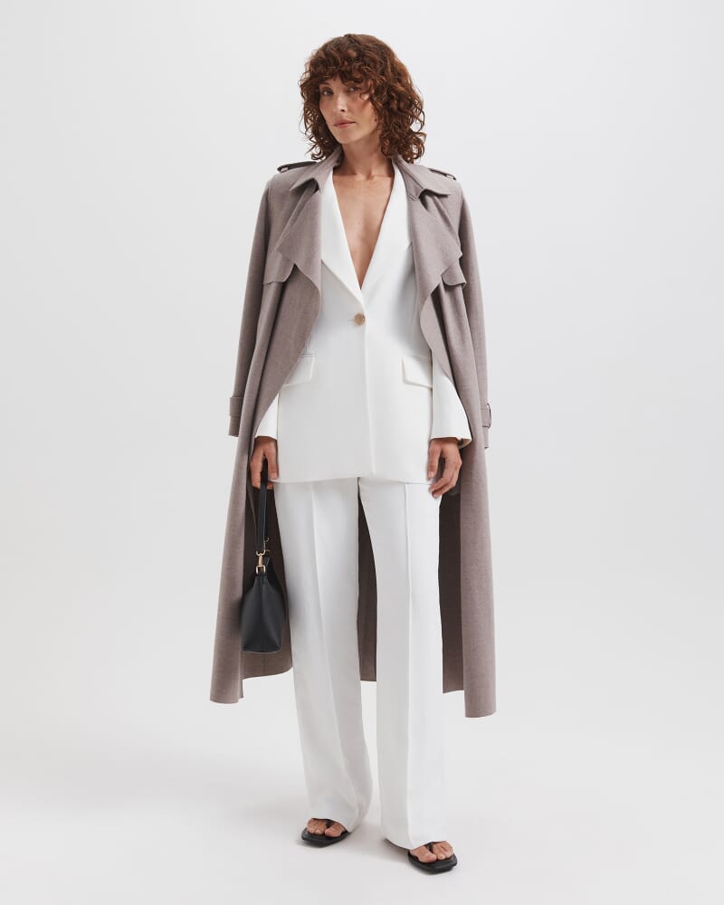 Dharma Wide Leg Pant in ALABASTER