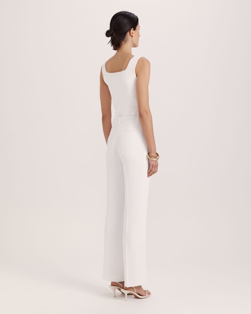 Dharma Wide Leg Pant in ALABASTER
