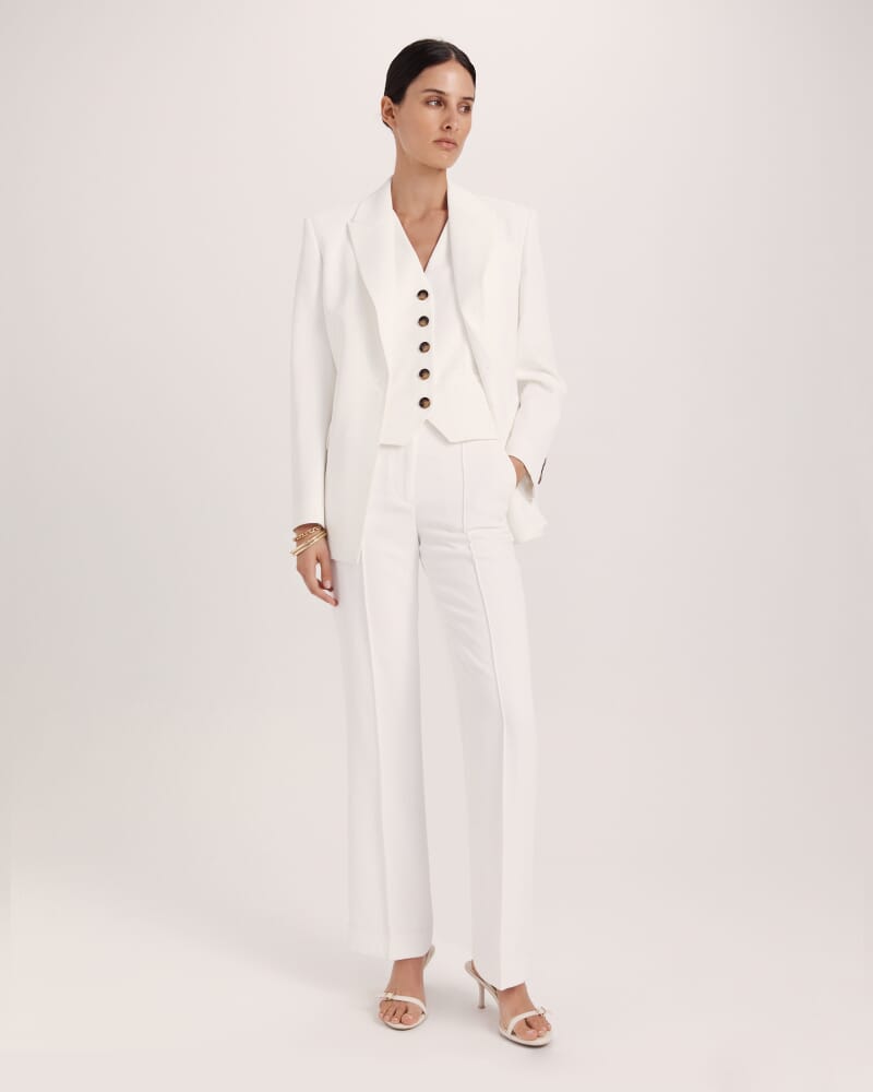 Dharma Wide Leg Pant in ALABASTER