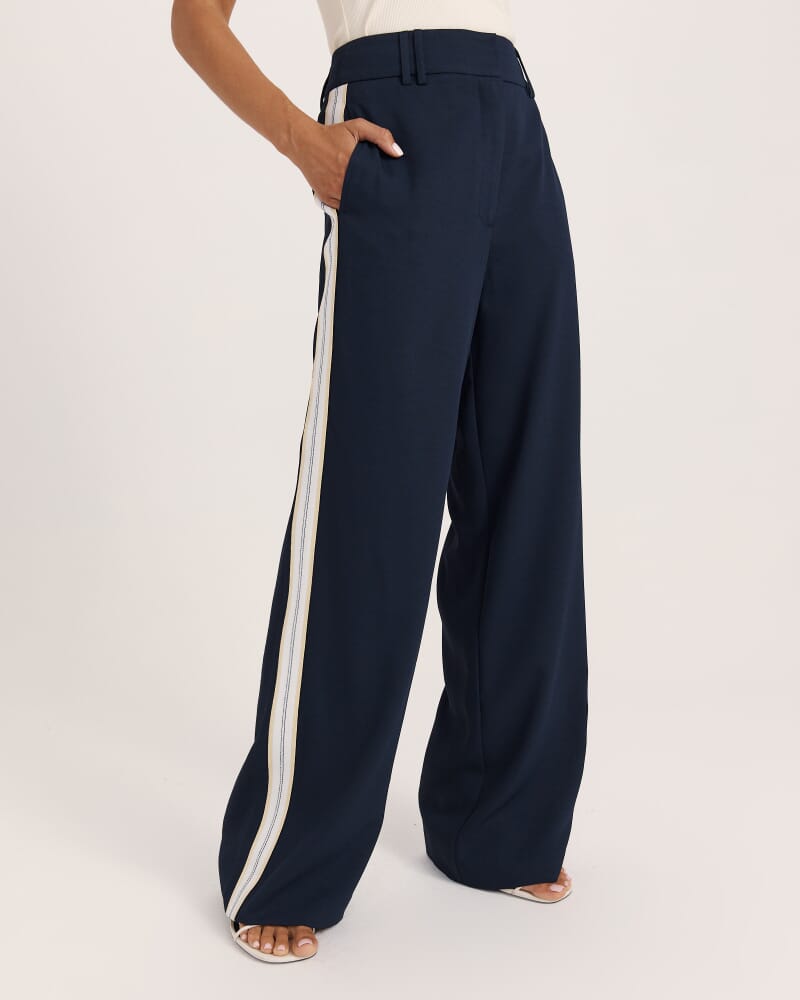Dharma Side Stripe Pant in MIDNIGHT BLUE