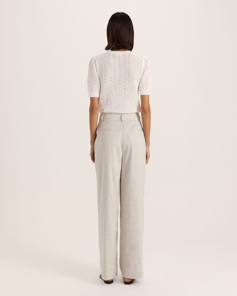 Mara Pleat Front Pant in FERN