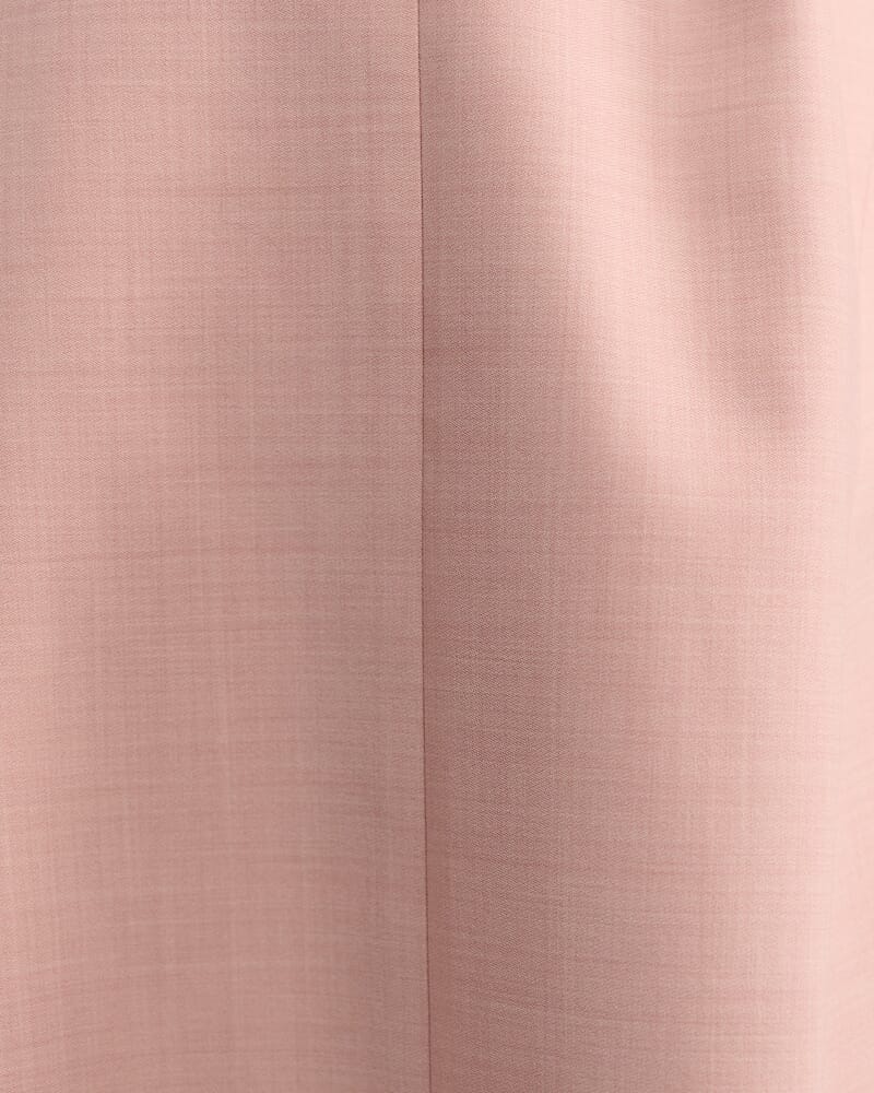 Celeste Wool Flippy Mini Skirt in PINK SALT