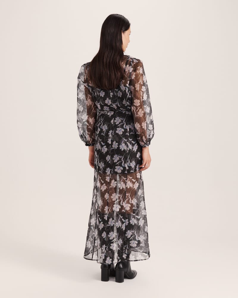 Primrose Silk Organza Skirt in MULTI