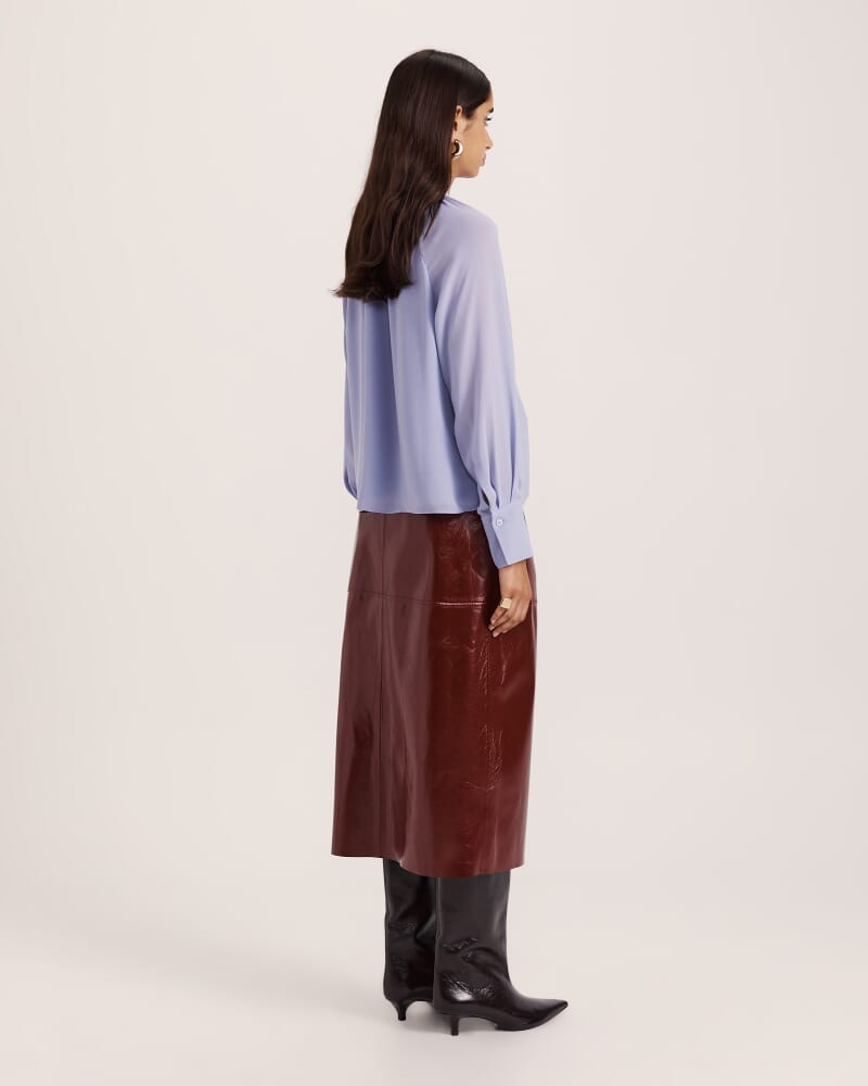 Willa Long Sleeve Shirt in PERIWINKLE