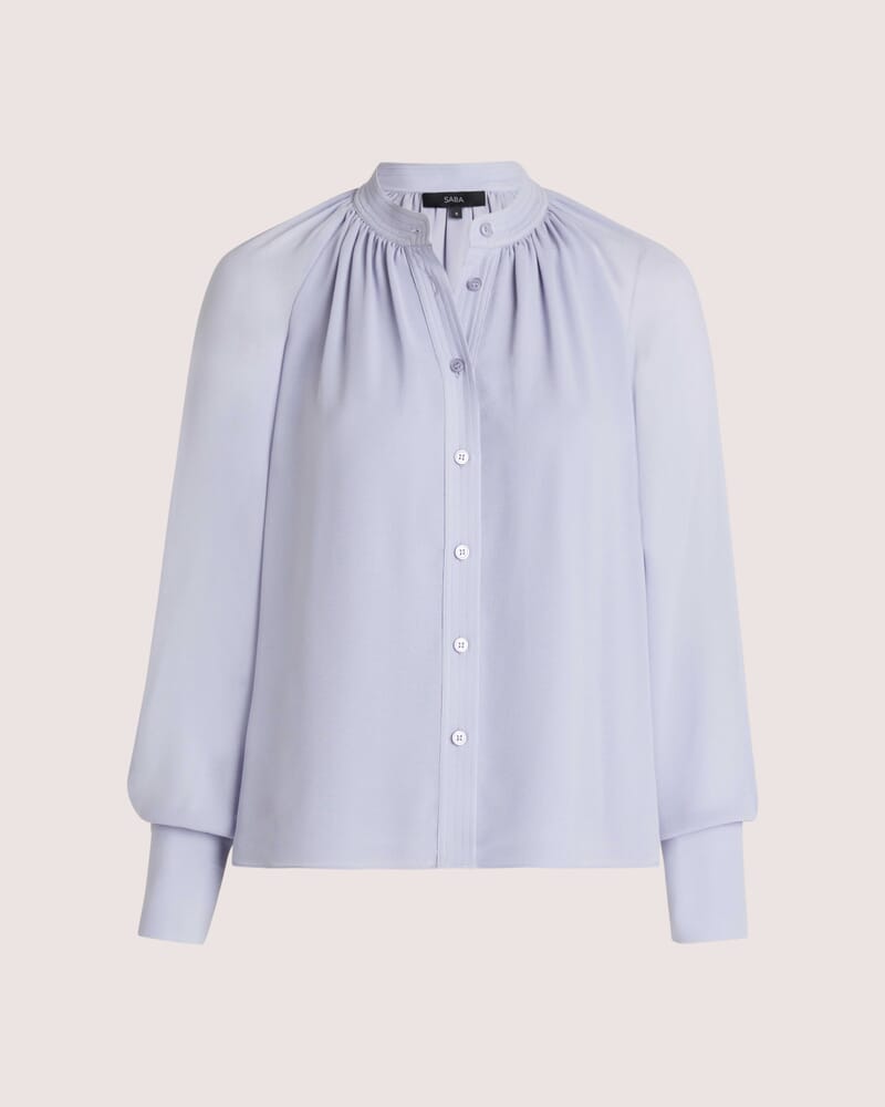 Willa Long Sleeve Shirt in PERIWINKLE