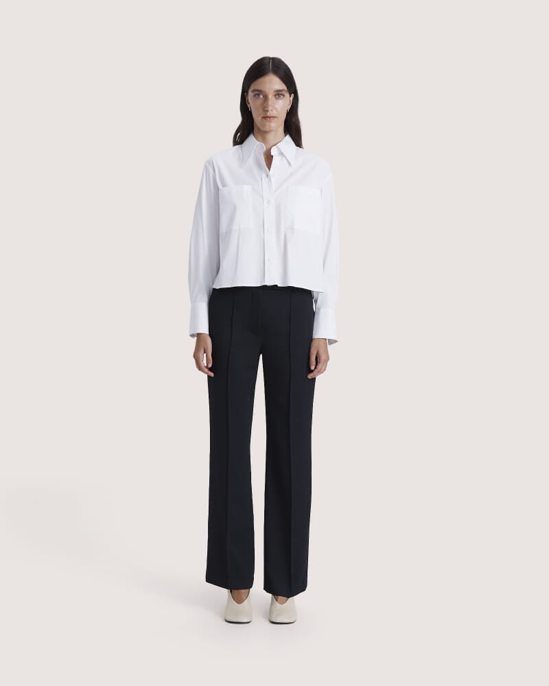 Dawn Cotton Shirt in WHITE