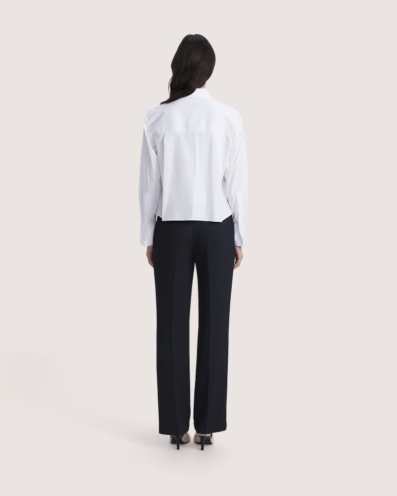 Dawn Cotton Shirt in WHITE