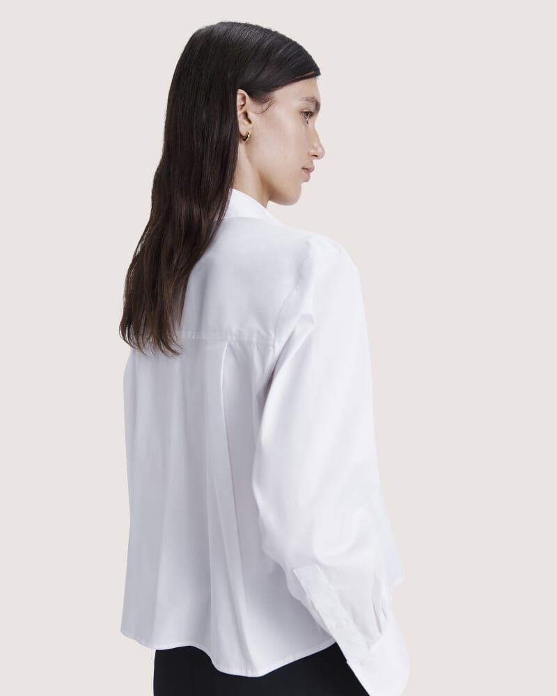 Dawn Cotton Shirt in WHITE