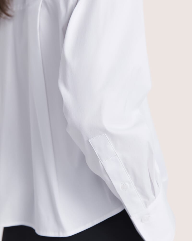 Dawn Cotton Shirt in WHITE