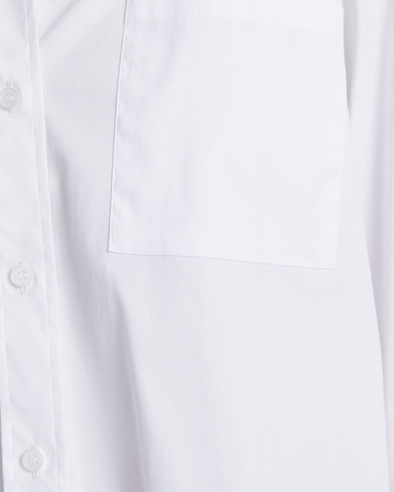Dawn Cotton Shirt in WHITE