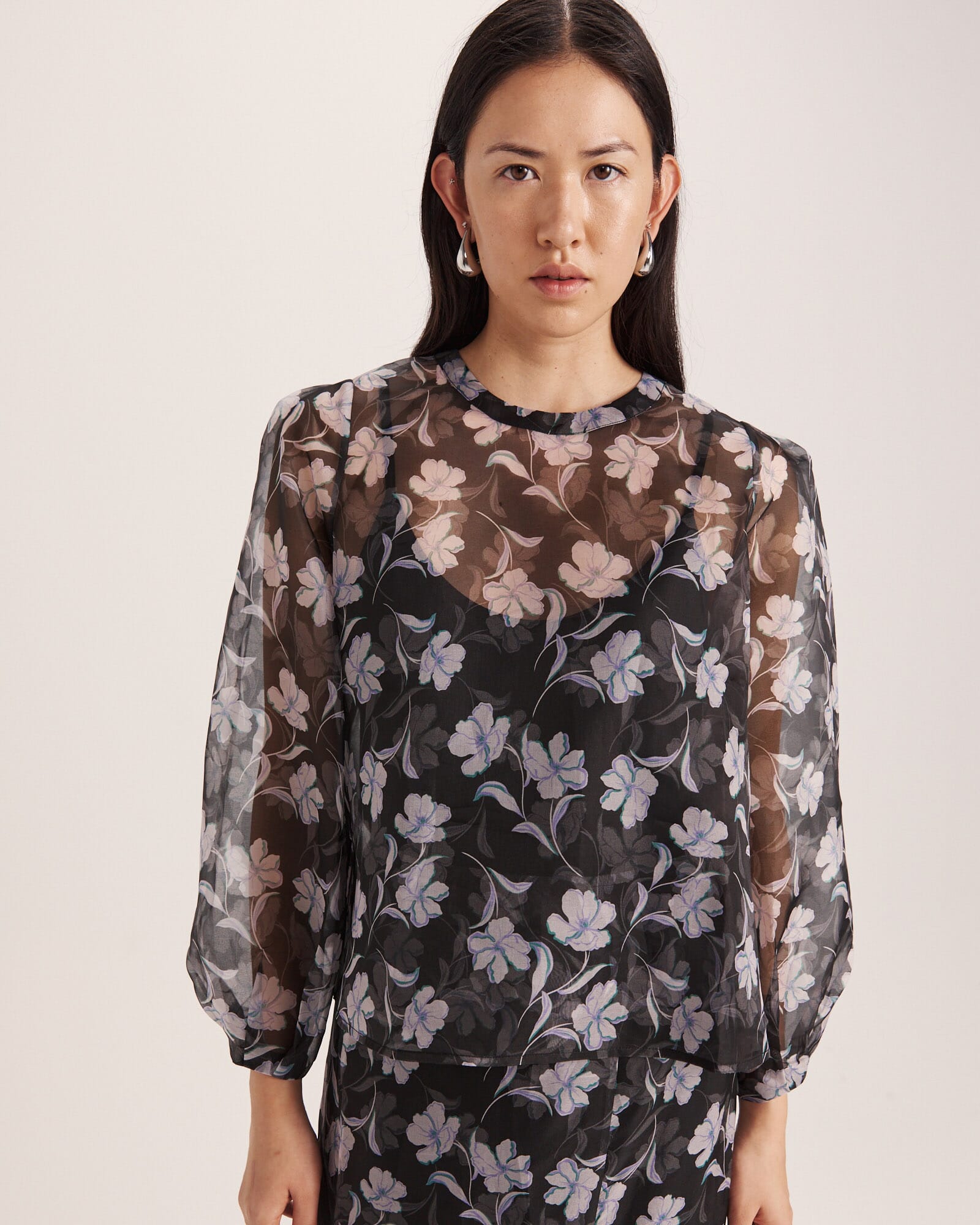 Primrose Silk Organza Top