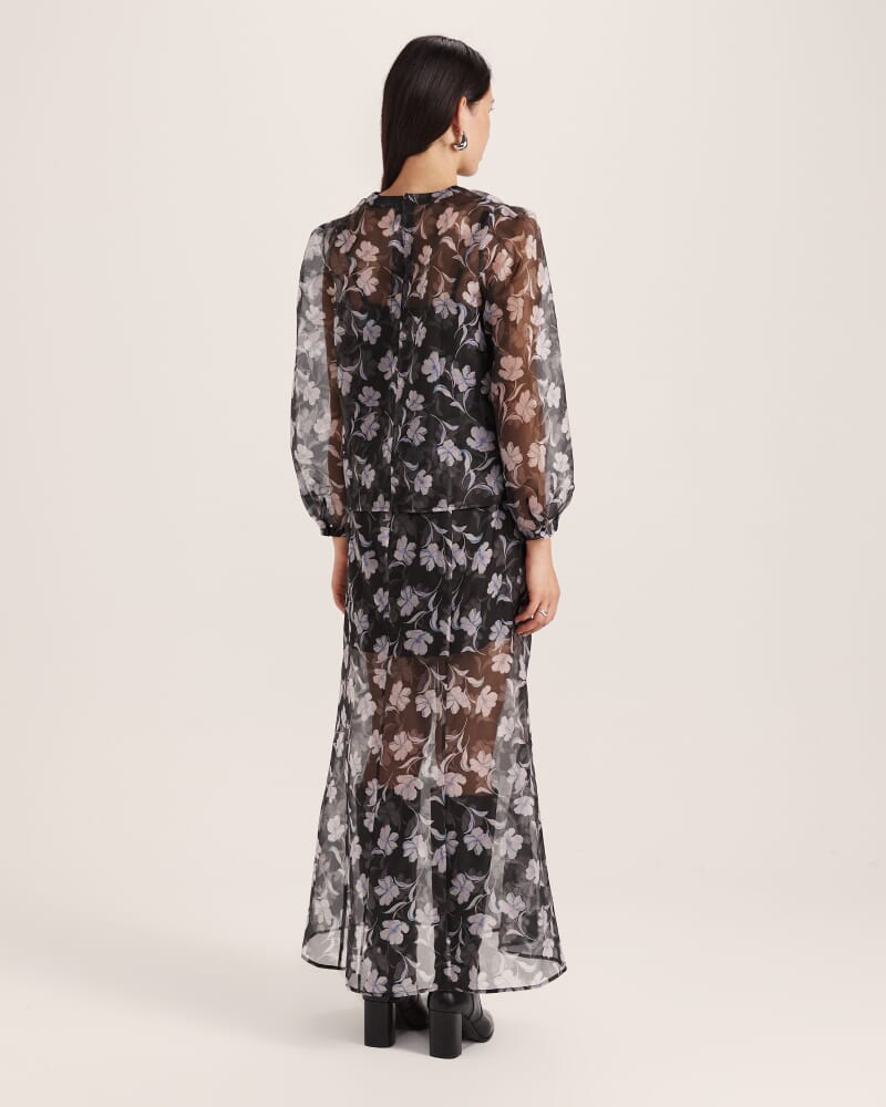 Primrose Silk Organza Top in MULTI