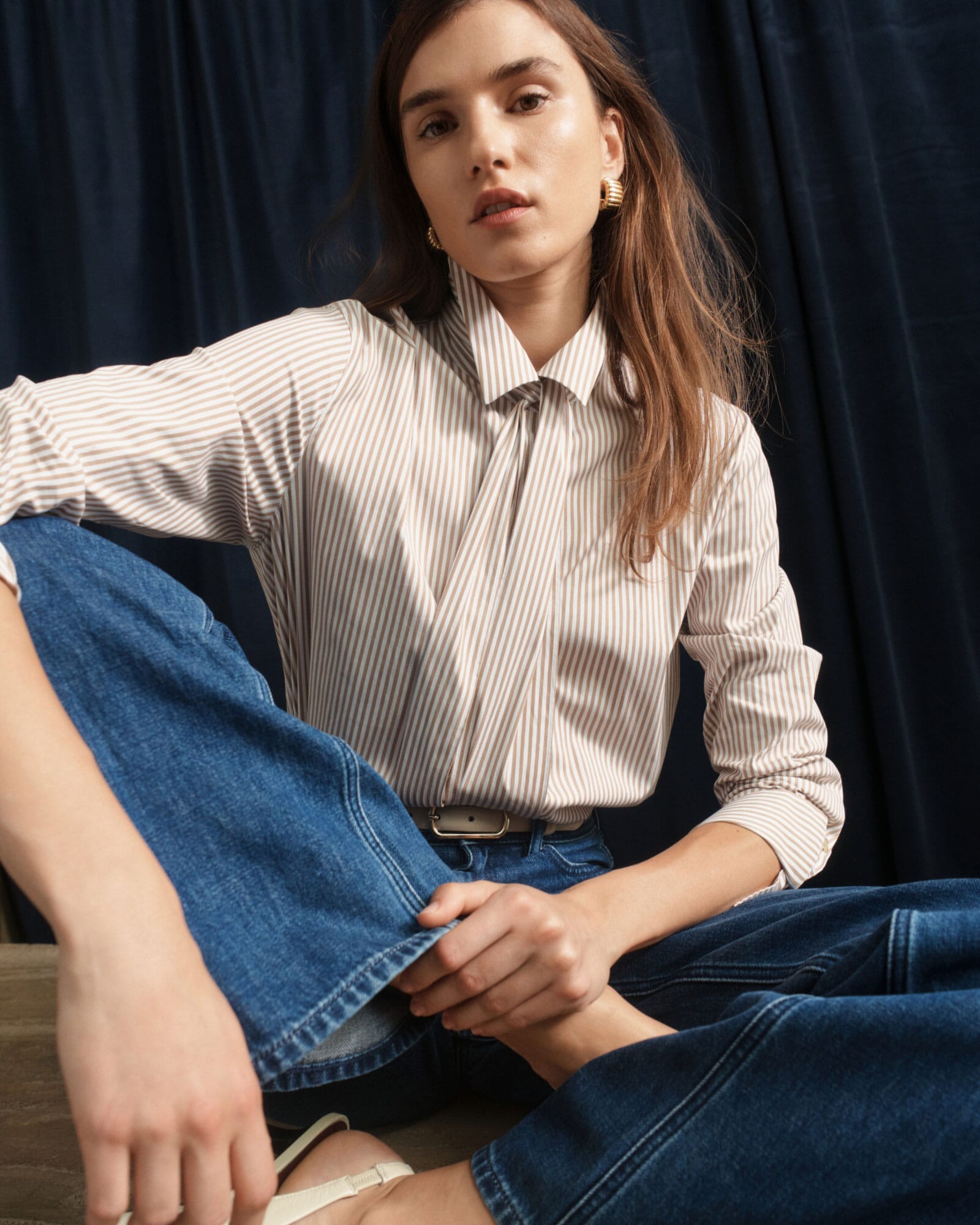 Totti Tie Stripe Shirt