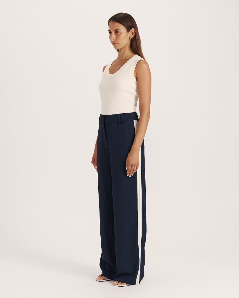 Emilie Scoop Neck Tank in LEMON