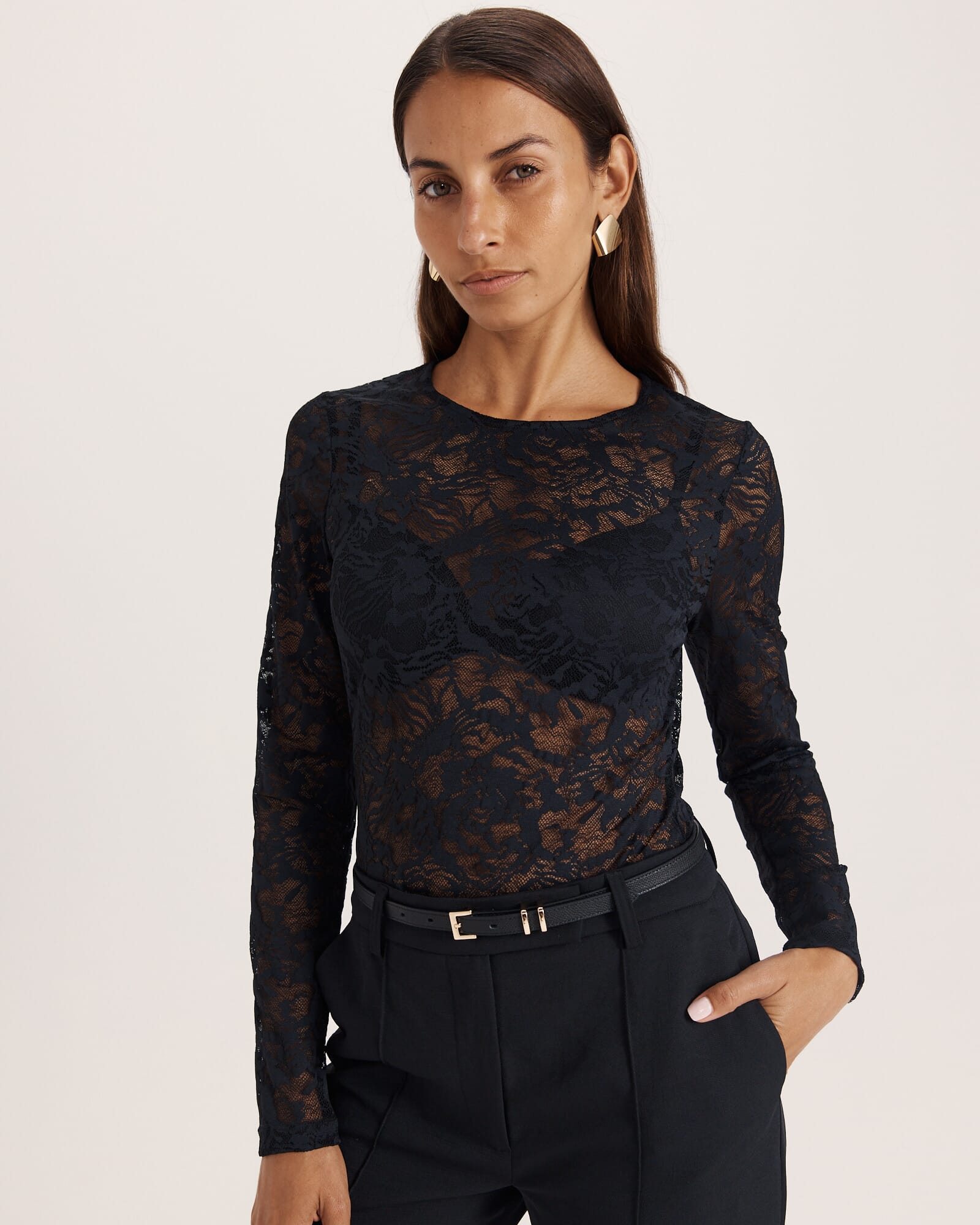 Stella Long Sleeve Lace Top