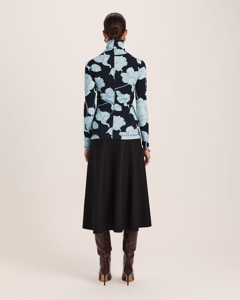 Verdisa Rib Long Sleeve Top in MULTI