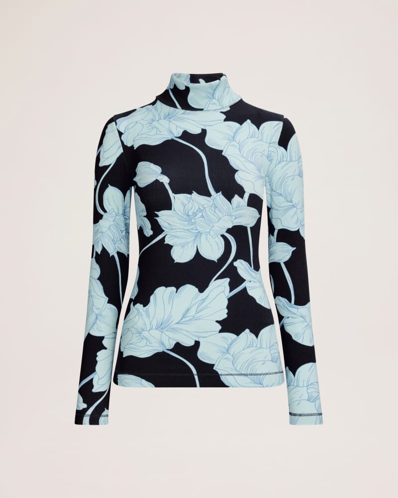Verdisa Rib Long Sleeve Top in MULTI