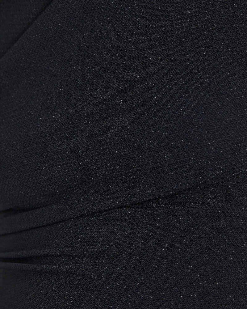 Birdie Sparkle Long Sleeve Top in BLACK