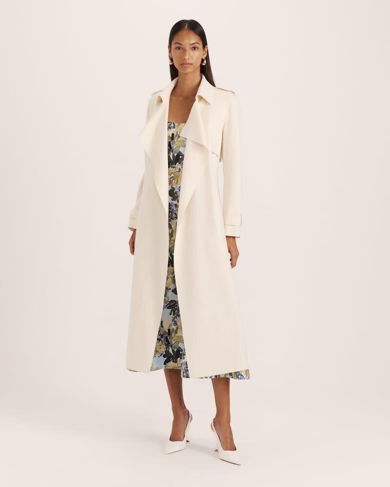 Grove Linen Blend Midi Dress in MULTI