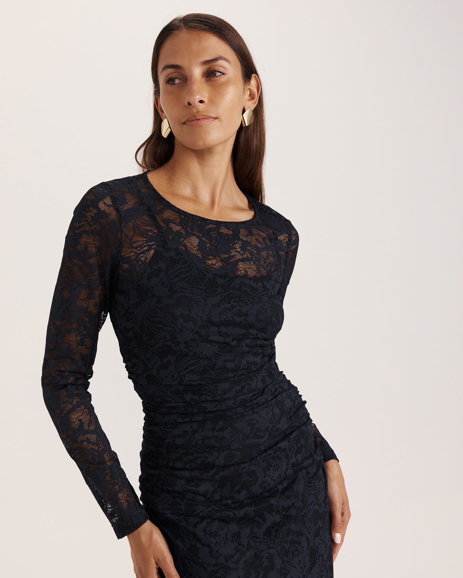 navy blue dress for baby girl Women's Merino Wool Straight Dress main image 1
