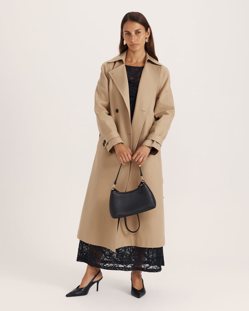 Stella Lace Maxi Dress in BLACK