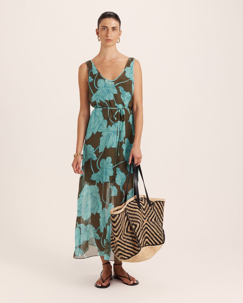 Verdisa Silk Tunic Dress in MULTI