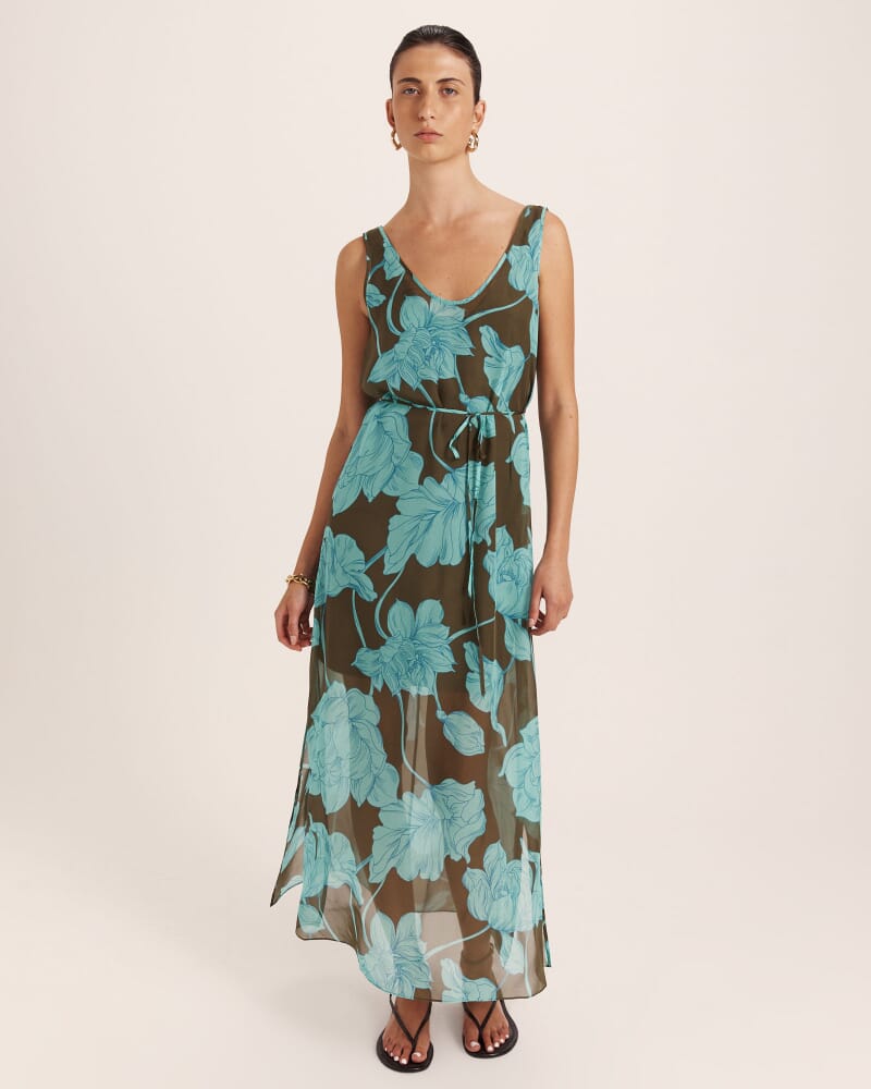 Verdisa Silk Tunic Dress in MULTI