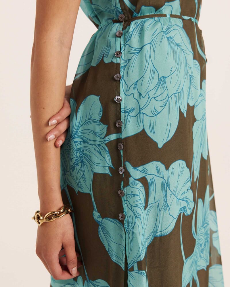 Verdisa Silk Tunic Dress in MULTI