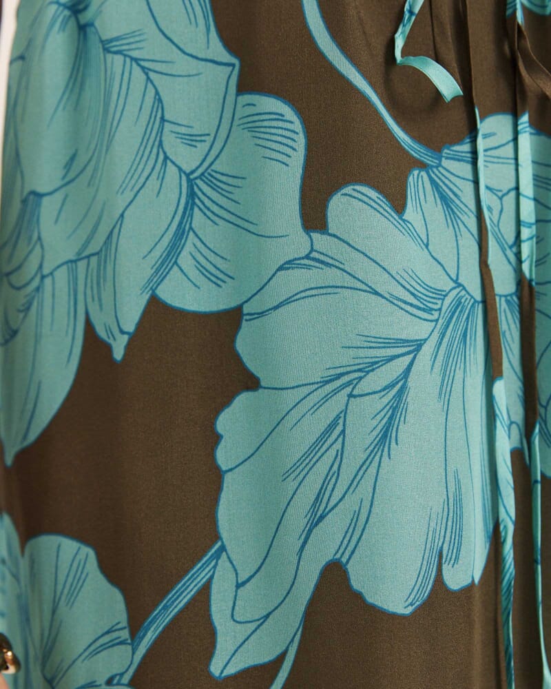 Verdisa Silk Tunic Dress in MULTI