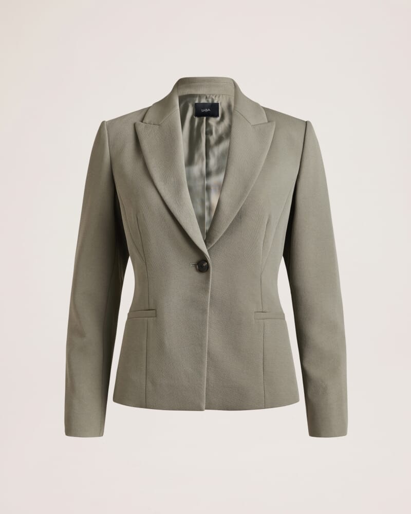 Dharma Single Breasted Jacket in GREEN TEA
