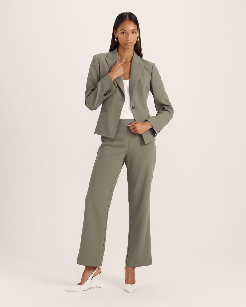 Dharma Single Breasted Jacket in GREEN TEA