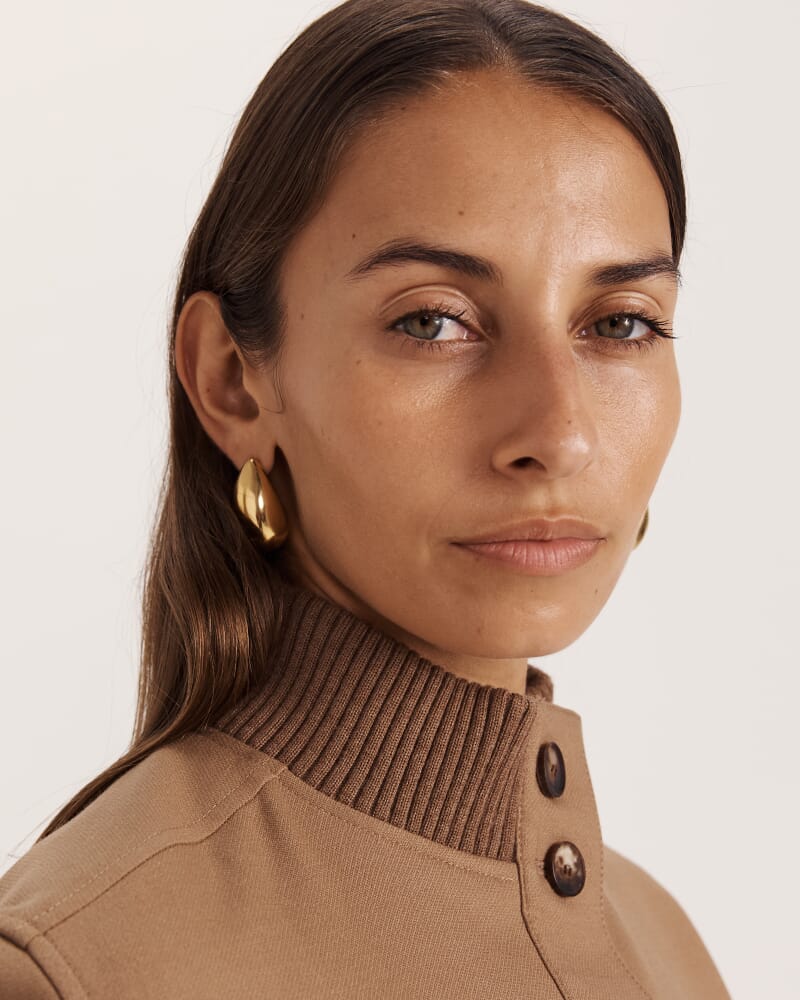 Fae Wool Bomber in TAN