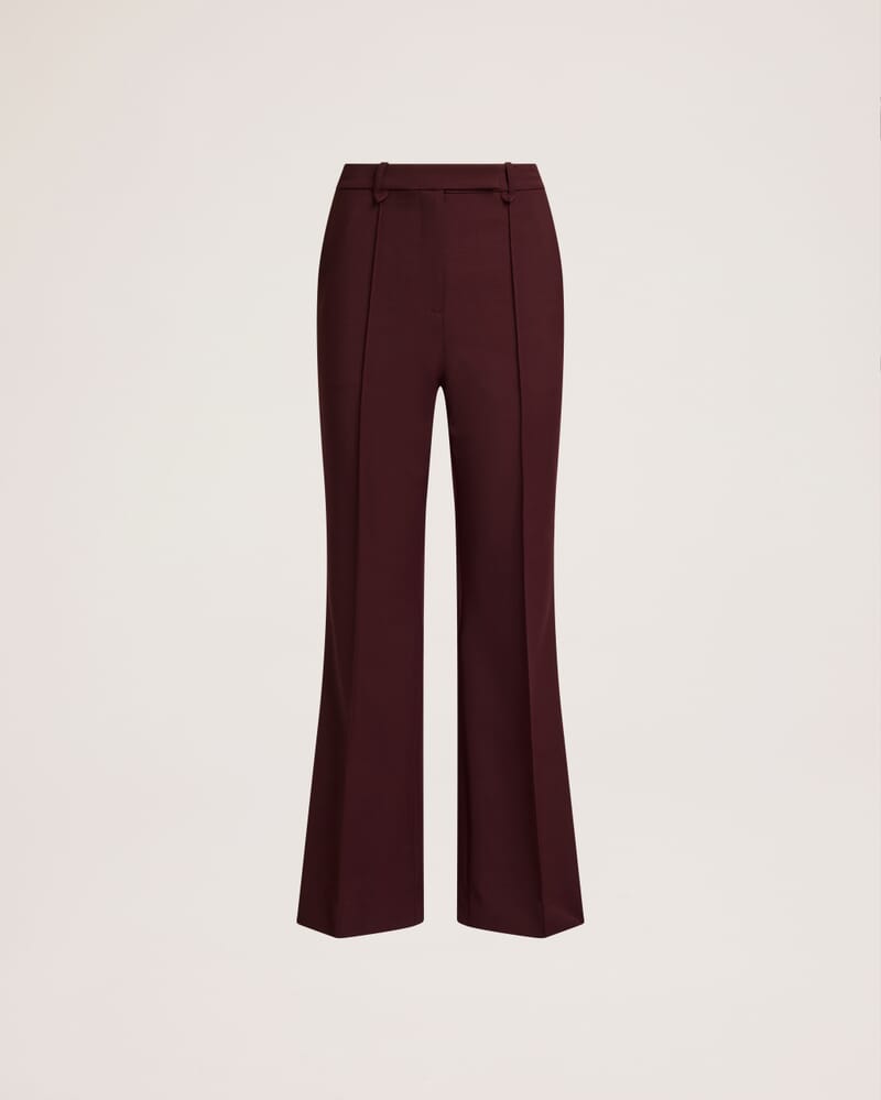 Bruna Bootleg Pant in MULBERRY