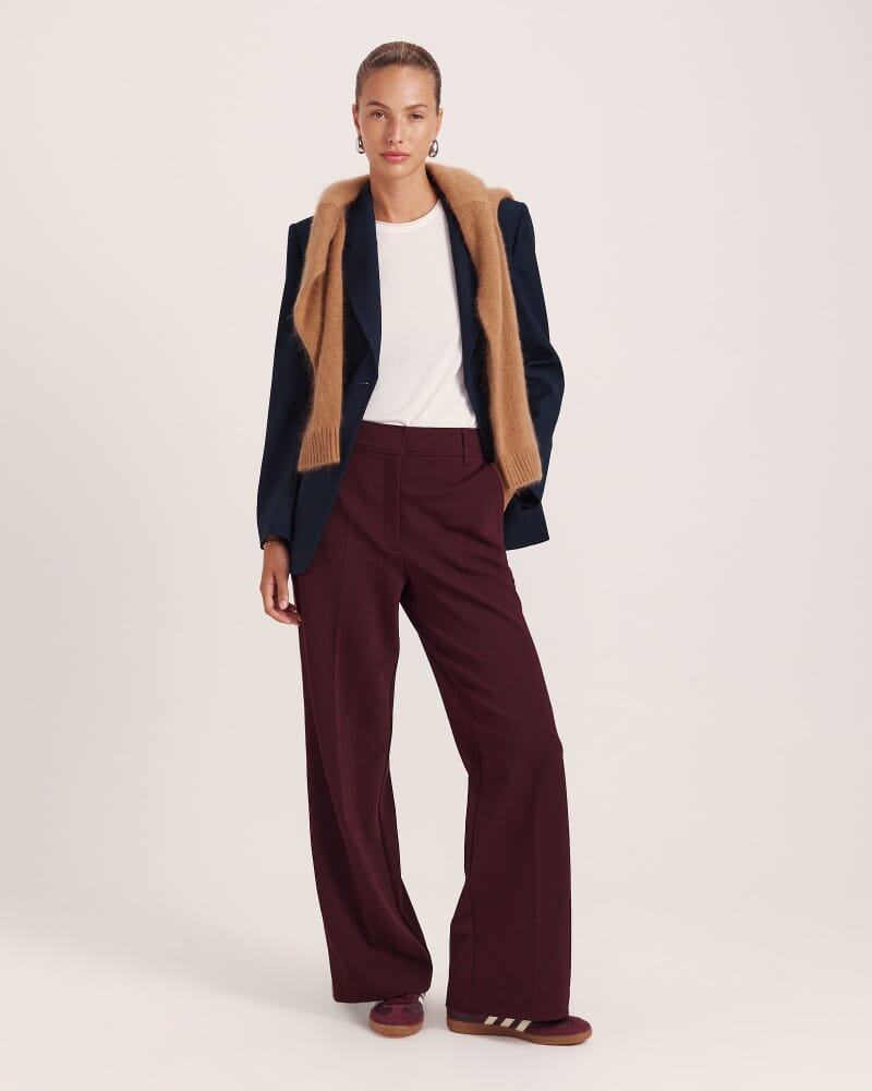 Celeste Wool Contoured Blazer in FRENCH NAVY