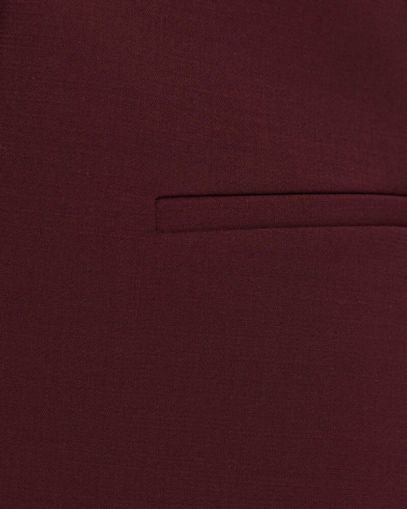 Bruna Contoured Blazer in MULBERRY