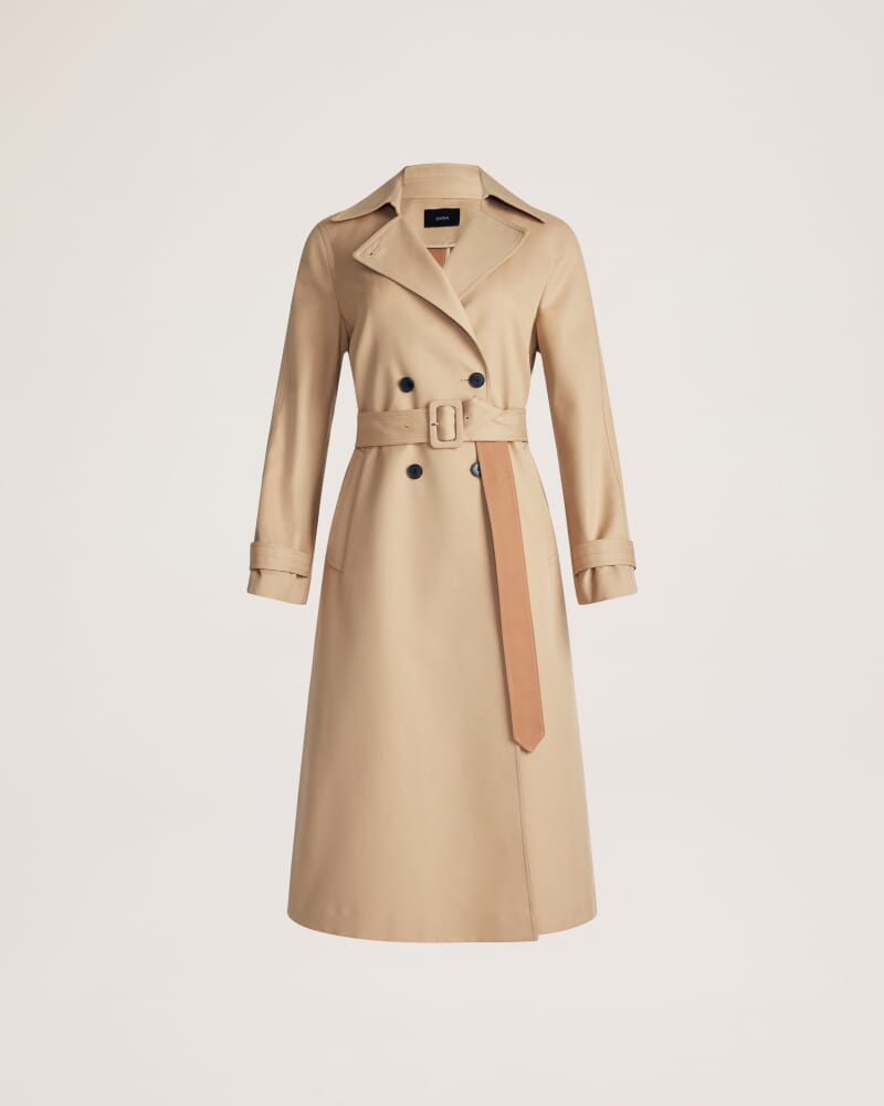 Aura Classic Trench Coat in FAWN