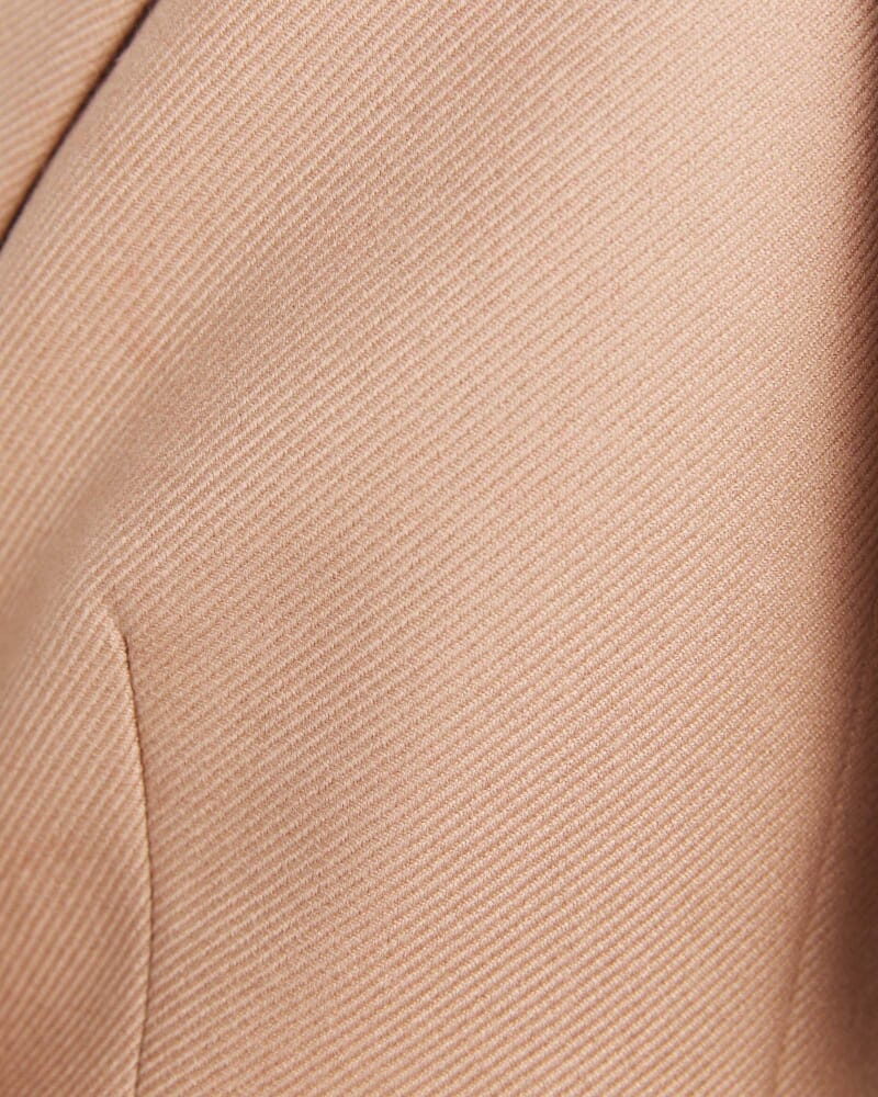 Prudence Wool Car Coat in BISCUIT